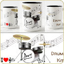 Search for music heart mugs Rock