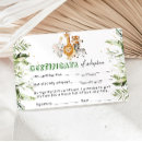 Search for adoption certificate Wild animals