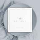 Search for dusty blue napkins Typography