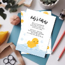 Search for rub a dub dub invitations Gender neutral