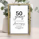 Search for 50th anniversary posters Black and white