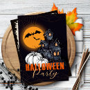 Search for moon halloween invitations Costume party
