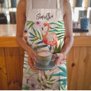 Search for flamingo aprons Tropical