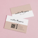 Search for dual business cards Qr code