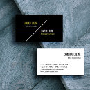 Search for black and yellow business cards Professional
