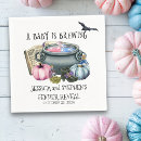 Search for halloween napkins Baby is brewing