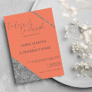 Search for silver glitter wedding invitations Sophisticated