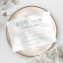 Search for simple rsvp cards Sage green