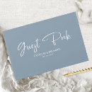 Search for dusty blue guest books Calligraphy