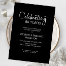 Search for 50th wedding anniversary invitations Simple
