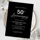 Search for simple 50th wedding anniversary invitations Elegant