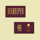 Search for beekeeping business cards Minimalist
