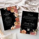 Search for double sided wedding invitations Floral