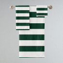 Search for green white stripe pattern bath towels Trendy