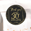 Search for 30th birthday party stickers Glitter