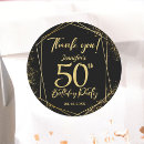 Search for surprise 50th birthday stickers Thank you