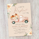 Search for vintage pumpkin truck invitations Floral