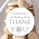 Search for snowflake thank you stickers Simple