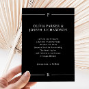 Search for black lines invitations Elegant