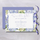 Search for hydrangea wedding save the dates Garden