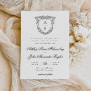 Search for baroque wedding invitations Black and white