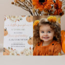 Search for pumpkin birthday invitations Fall birthday party