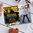 Search for backhoe invitations Construction party