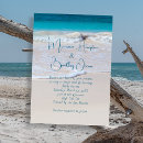 Search for beach background invitations Monogrammed