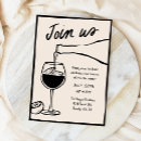 Search for cocktail dinner invitations Black and white