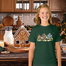 Search for gingerbread tshirts Watercolor