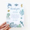 Search for under the sea thank you cards Ocean animal