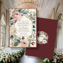 Search for antique english roses wedding invitations Bride
