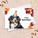 Search for bernese mountain dog birthday cards Cute