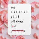 Search for romantic love quote magnets I love you