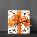 Search for orange and black wrapping paper Pumpkins
