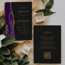 Search for dark purple wedding invitations Trendy