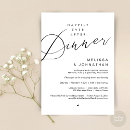 Search for black dinner party invitations Black and white