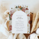 Search for watercolor flowers baby shower invitations Bohemian