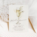 Search for petals and prosecco bridal shower invitations Rustic