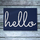 Search for navy blue doormats Script