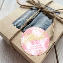 Search for pink and gold thank you stickers Watercolor