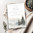 Search for winter wedding anniversary invitations Watercolor
