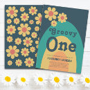 Search for groovy 1st birthday invitations Vintage