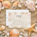 Search for seashells rsvp cards Ocean