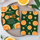 Search for orange 1st birthday invitations Baby