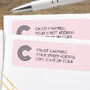 Search for pink grey return address labels Classic