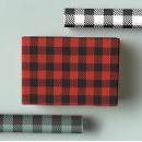 Search for red and white plaid wrapping paper Green