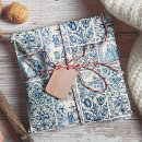 Search for blue toile wrapping paper Chic
