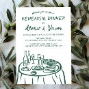 Search for whimsical rehearsal dinner invitations Modern