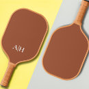 Search for monogrammed pickleball paddles Initials